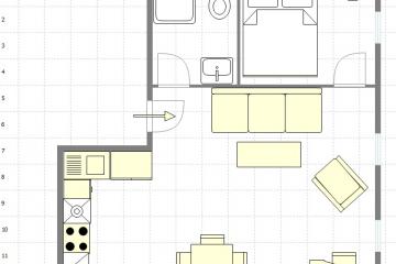 Apartment Appartement T2 vue sur jardin